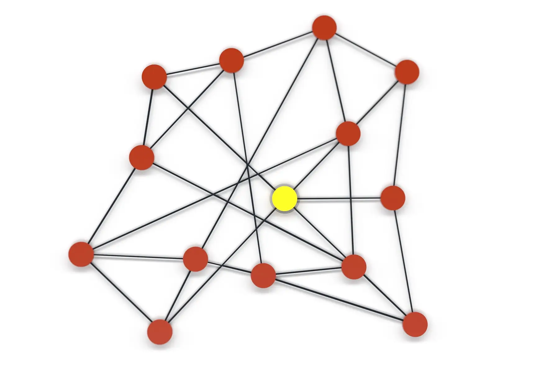 Mesh wireless network topology with interconnected device nodes